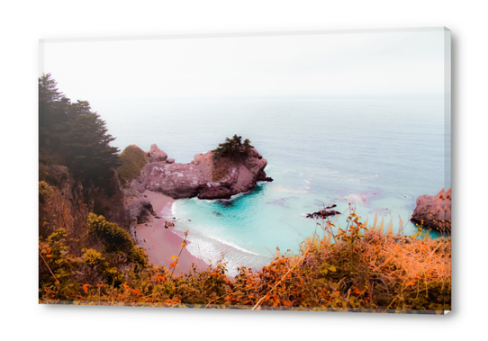 Ocean view at Mcway Falls, Big Sur, Highway 1, California, USA Acrylic prints by Timmy333