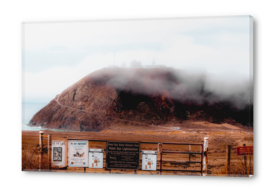 Point Sur state historic park, Big Sur, highway1 California USA with foggy sky Acrylic prints by Timmy333