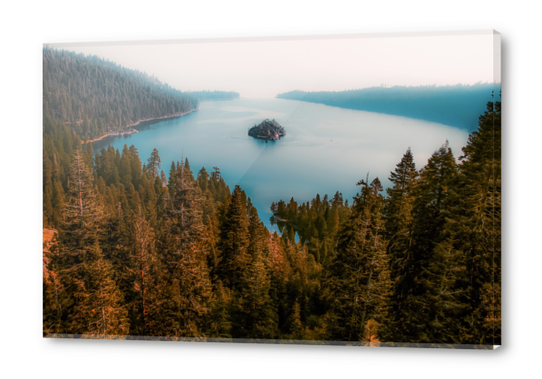 Beautiful island view at Emerald Bay Lake Tahoe California USA Acrylic prints by Timmy333