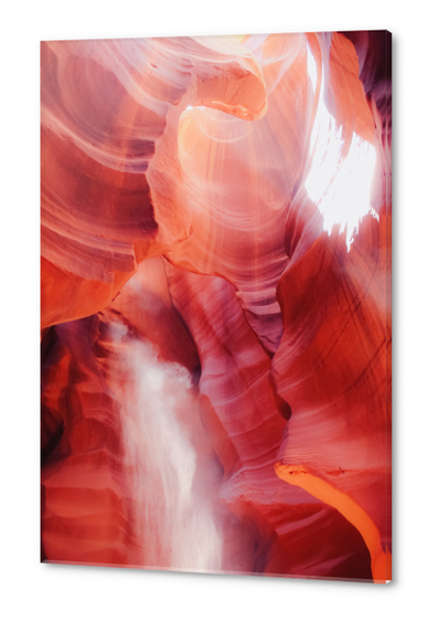 Sandstone surface abstract at Antelope Canyon Arizona USA Acrylic prints by Timmy333