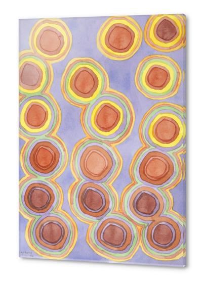 Growing Chains of Circles  Acrylic prints by Heidi Capitaine