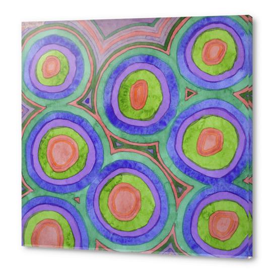 Spreading Love Circle Pattern Acrylic prints by Heidi Capitaine