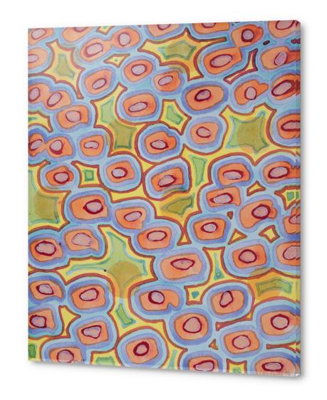 Pastel Colored Circles Pattern Acrylic prints by Heidi Capitaine