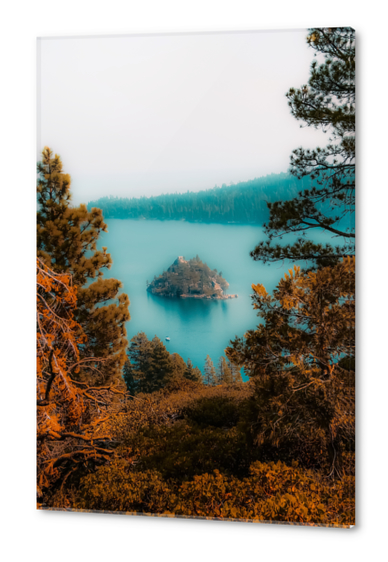 Beautiful island view at Emerald Bay Lake Tahoe California USA Acrylic prints by Timmy333