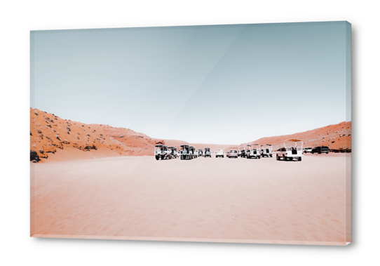 Parking lot in the desert at Antelope Canyon Arizona USA Acrylic prints by Timmy333