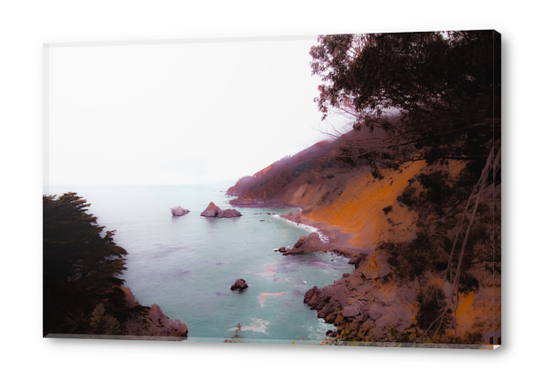 Ocean view at Big Sur, Highway 1, California, USA Acrylic prints by Timmy333