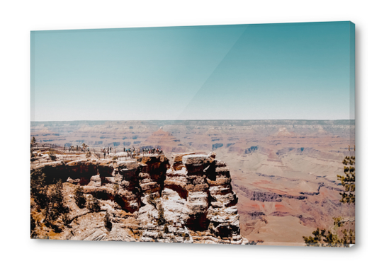 Desert mountain view with blue sky at Grand Canyon national park Arizona USA Acrylic prints by Timmy333