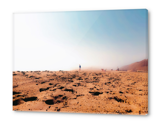 Sandy beach at Point Mugu beach California USA Acrylic prints by Timmy333