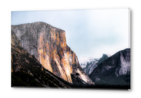 mountain view with blue sky at Yosemite national park, California, USA Acrylic prints by Timmy333