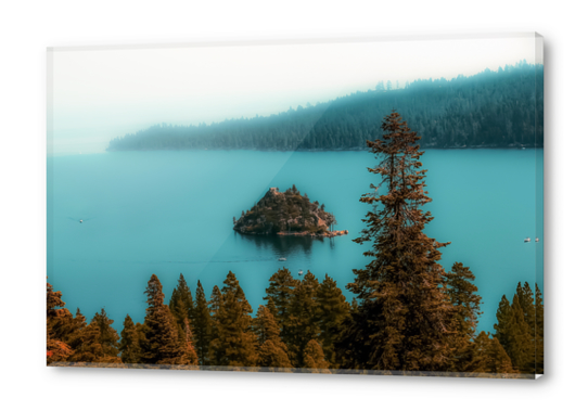 Beautiful scenic at Emerald Bay Lake Tahoe California USA Acrylic prints by Timmy333