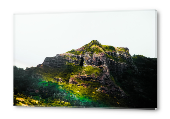 green tropical mountains at Kauai, Hawaii, USA Acrylic prints by Timmy333