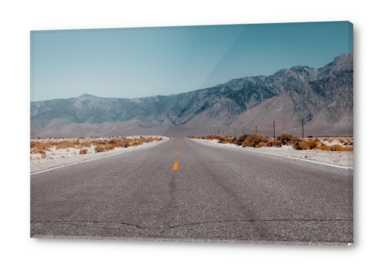 Road trip in the desert to Death Valley national park California USA Acrylic prints by Timmy333