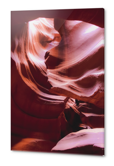 Orange color cave at Antelope Canyon Arizona USA Acrylic prints by Timmy333