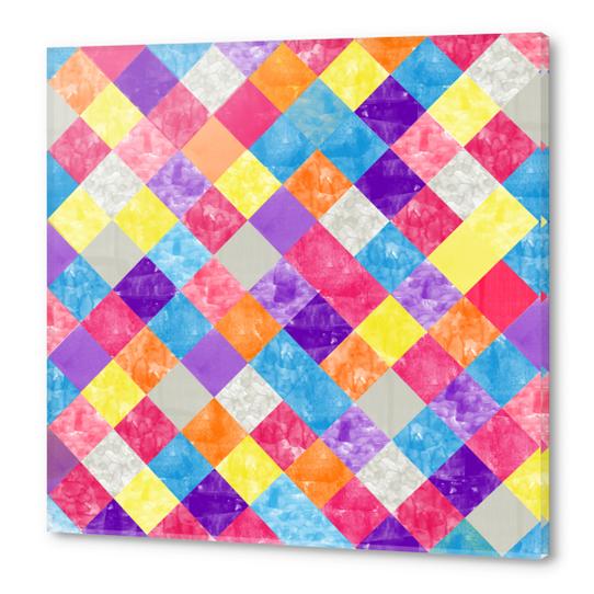 Lovely Geometric Background #4 Acrylic prints by Amir Faysal