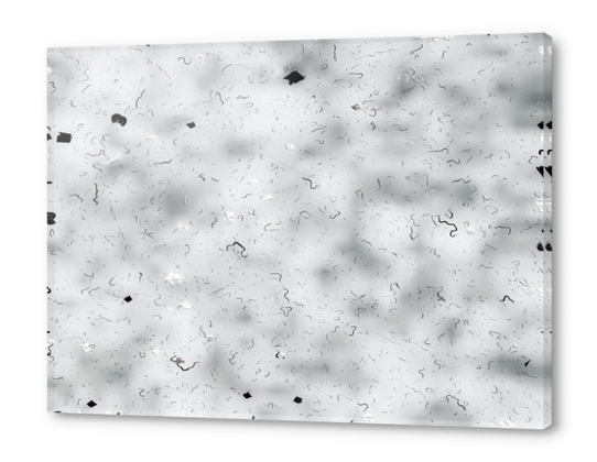 painting texture abstract background in black and white Acrylic prints by Timmy333