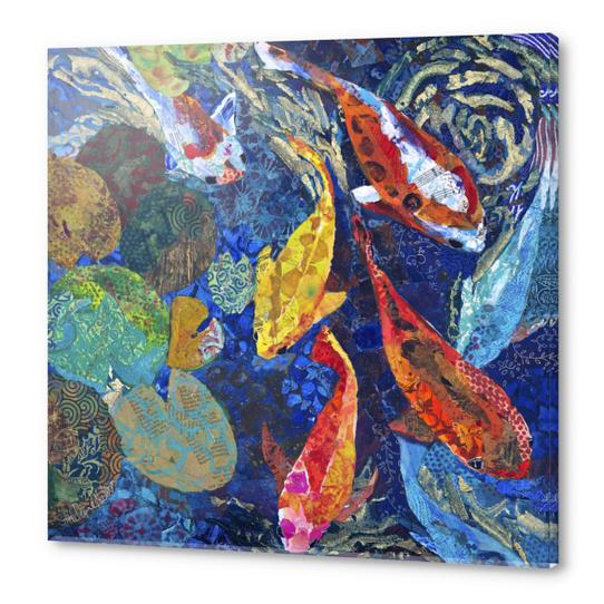 Koi Pond II Acrylic prints by Elizabeth St. Hilaire