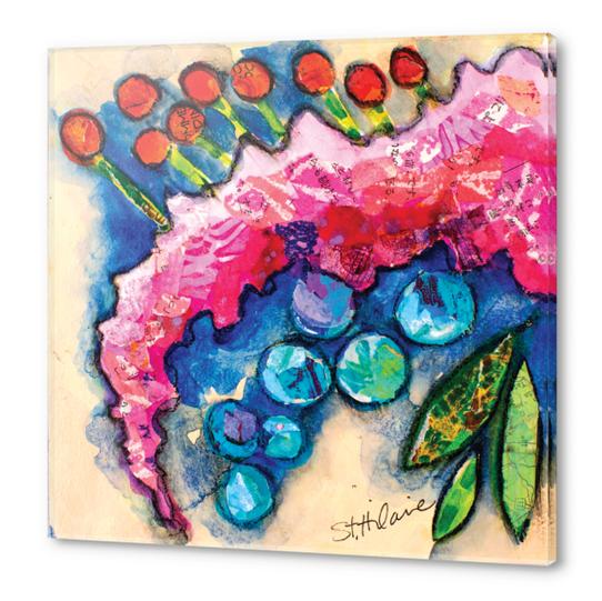 Floral Study #8 Acrylic prints by Elizabeth St. Hilaire