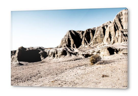 mountains desert with blue sky at Red Rock Canyon state park, California, USA Acrylic prints by Timmy333