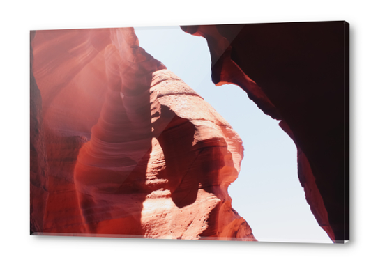 Orange rocks in the desert at Antelope Canyon Arizona USA Acrylic prints by Timmy333
