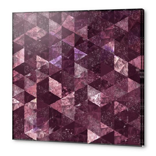 Abstract Geometric Background #8 Acrylic prints by Amir Faysal