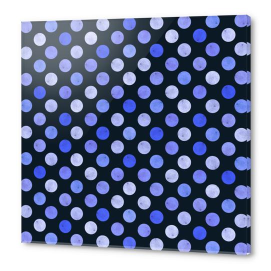 Watercolor Polka Dots #2 Acrylic prints by Amir Faysal