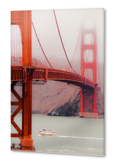 Golden Gate Bridge San francisco USA in foggy day Acrylic prints by Timmy333