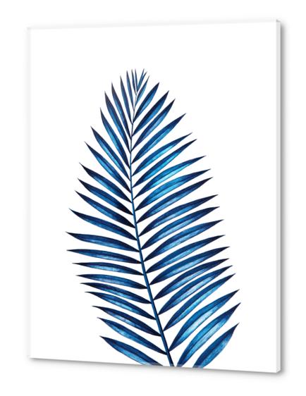 Blue Leaf Acrylic prints by Nika_Akin