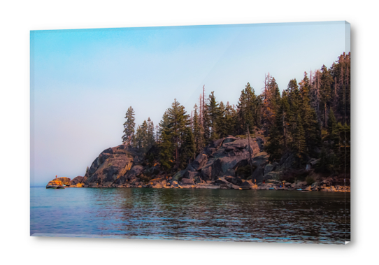 beautiful scenic at Emerald bay Lake Tahoe California USA Acrylic prints by Timmy333