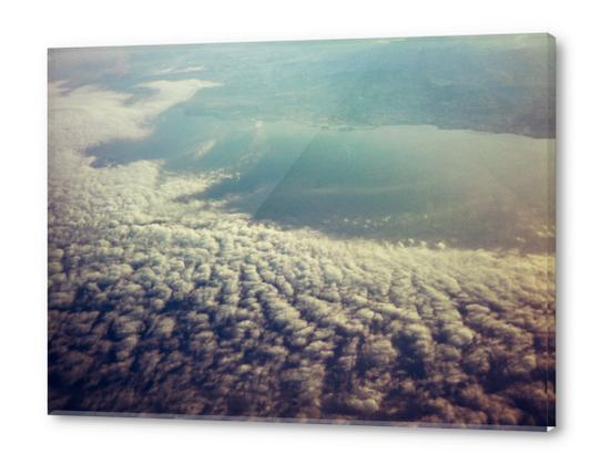 Clouds from plane Acrylic prints by Salvatore Russolillo