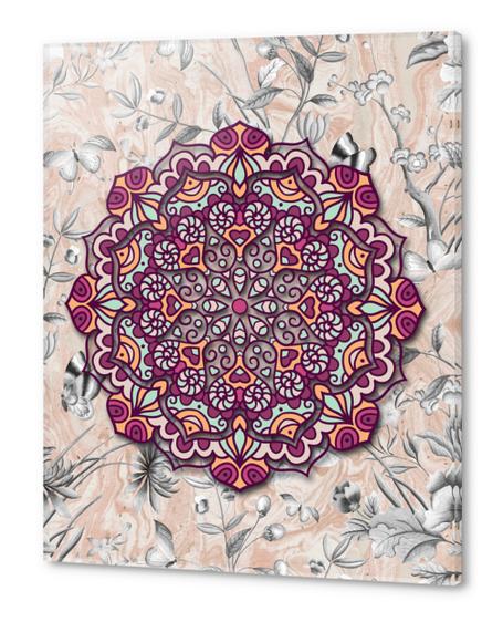 FLORAL MANDALA Acrylic prints by GloriaSanchez