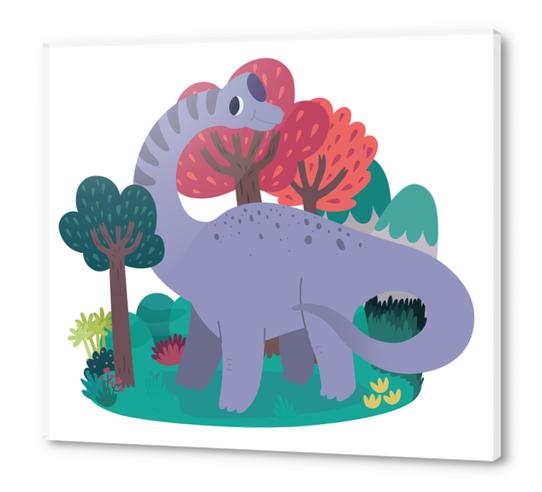 Brachiosaurus Acrylic prints by Claire Jayne Stamper