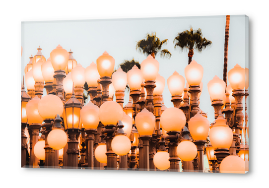 Urban Light with blue sky LACMA Los Angeles California USA Acrylic prints by Timmy333