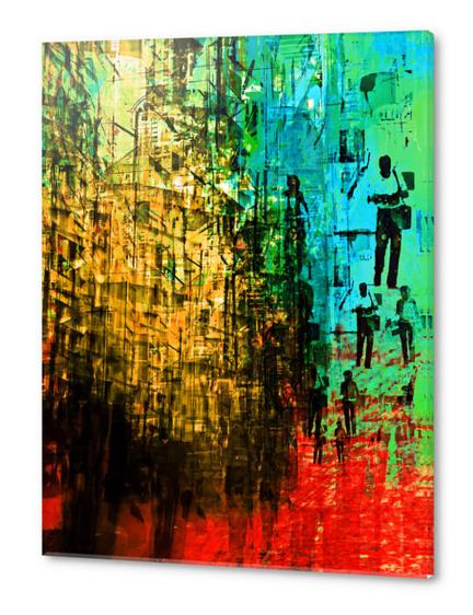 People at Switzerland Acrylic prints by Gabi Hampe