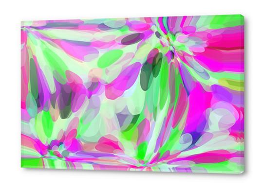 pink purple and green circle pattern abstract background Acrylic prints by Timmy333