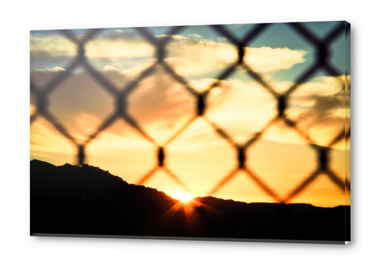 sunset with cloudy sky Acrylic prints by Timmy333