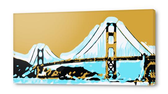 Golden Gate bridge San Francisco with sunset sky Acrylic prints by Timmy333