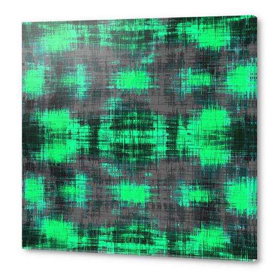 green and black painting texture abstract background Acrylic prints by Timmy333