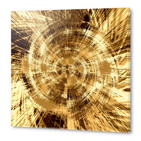 brown vintage style plaid circle pattern abstract background Acrylic prints by Timmy333