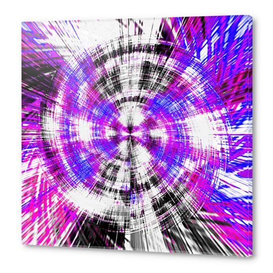 pink blue purple and black circle plaid pattern with white background Acrylic prints by Timmy333