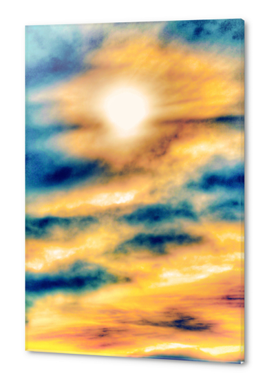 beautiful cloudy sunset sky in summer Acrylic prints by Timmy333