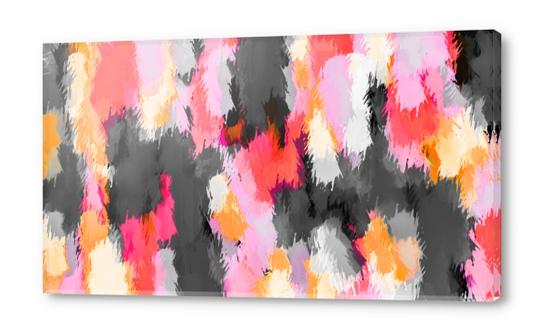 pink orange and black painting texture abstract background Acrylic prints by Timmy333