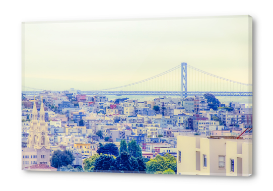 bridge and city view at San Francisco, USA Acrylic prints by Timmy333