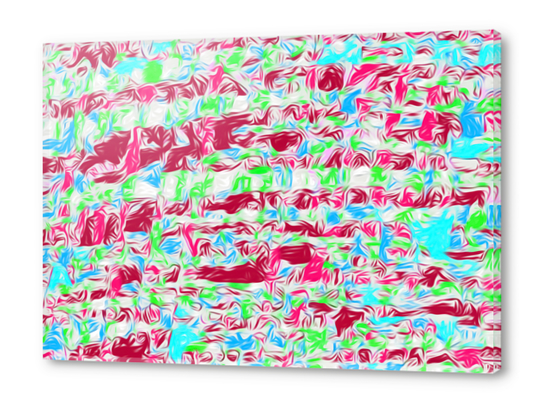 psychedelic painting texture abstract pattern background in pink blue green Acrylic prints by Timmy333