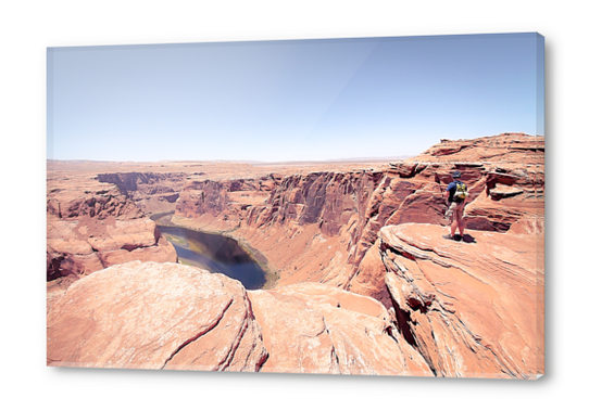 enjoy the view of  the Horseshoe Bend,USA Acrylic prints by Timmy333