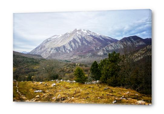 Mountains in the background X Acrylic prints by Salvatore Russolillo