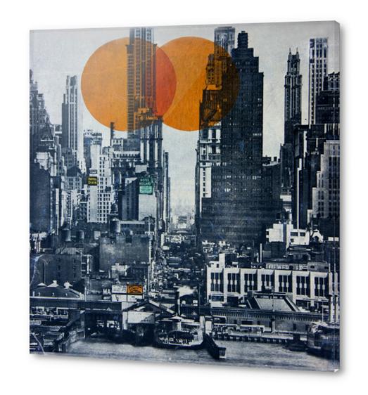 NEW YORK SKYLINE 1948 Acrylic prints by db Waterman