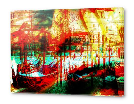Colorful Venice Acrylic prints by Gabi Hampe