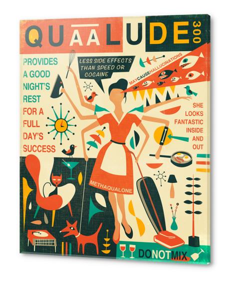 Q IS FOR QUAALUDE Acrylic prints by Jazzberry Blue