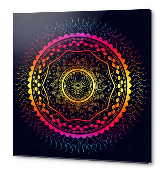 Rich Mandala Acrylic prints by famenxt