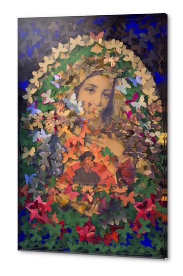 la vierge rouge et Mao  Acrylic prints by frederic